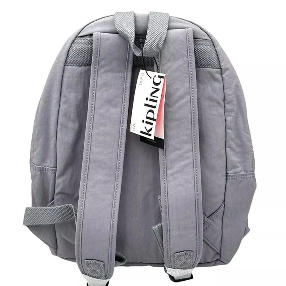 KIPLING Women's Challenger School Backpack Dove Grey‎ Size 14x10x5